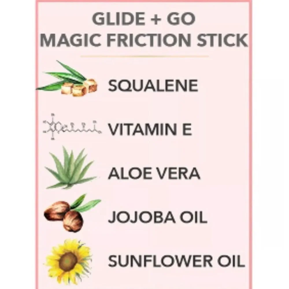 NAKERY BEAUTY - NWT Glide & Go Magic Friction Stick, 2.2 oz. Sealed